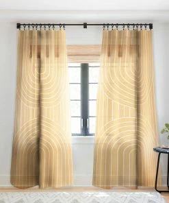 DYD ARCH SYMMETRY XXIX WINDOW CURTAINS WALL DECOR