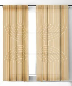 DYD ARCH SYMMETRY XXIX WINDOW CURTAINS WALL DECOR