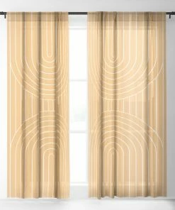 DYD ARCH SYMMETRY XXIX WINDOW CURTAINS WALL DECOR