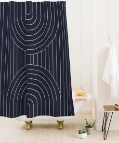 DYD BATH ARCH SYMMETRY XXV SHOWER CURTAIN