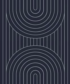 DYD BATH ARCH SYMMETRY XXV SHOWER CURTAIN