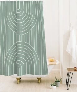 DYD BATH ARCH SYMMETRY XXVIII SHOWER CURTAIN