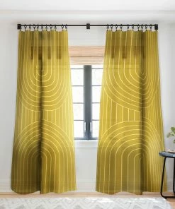 DYD ARCH SYMMETRY XXXI WINDOW CURTAINS WALL DECOR