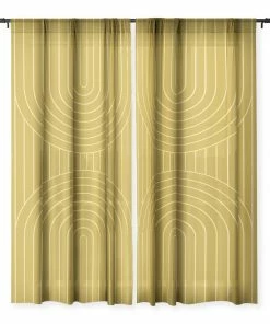 DYD ARCH SYMMETRY XXXI WINDOW CURTAINS WALL DECOR