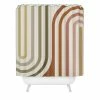 DYD BOLD CURVATURE STRIPES I SHOWER CURTAIN 1 DYD BOLD CURVATURE STRIPES I SHOWER CURTAIN