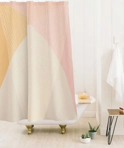 DYD BATH CECILIA PINK SHOWER CURTAIN
