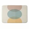 DYD CIRCLE GRADIENT MELON MEMORY FOAM BATH MAT