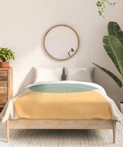 DYD CIRCLE GRADIENT MELON DUVET / COMFORTER SKY & WATER