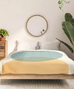 DYD CIRCLE GRADIENT MELON DUVET / COMFORTER SKY & WATER