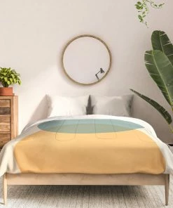 DYD CIRCLE GRADIENT MELON DUVET / COMFORTER SKY & WATER