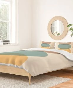 DYD CIRCLE GRADIENT MELON DUVET / COMFORTER SKY & WATER
