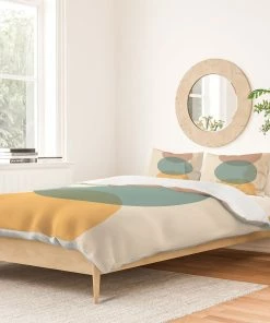 DYD CIRCLE GRADIENT MELON DUVET / COMFORTER SKY & WATER