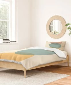 DYD CIRCLE GRADIENT MELON DUVET / COMFORTER SKY & WATER