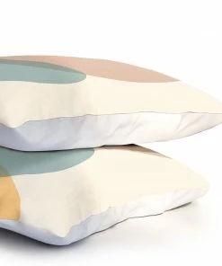 DYD CIRCLE GRADIENT MELON PILLOW SHAMS SKY & WATER