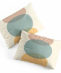 DYD CIRCLE GRADIENT MELON PILLOW SHAMS SKY & WATER