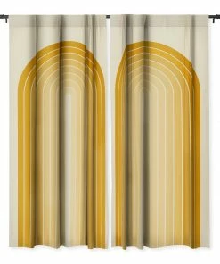 DYD WALL DECOR GRADIENT ARCH XXV WINDOW CURTAINS