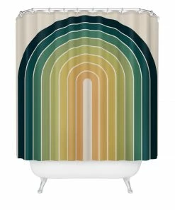 DYD BATH GRADIENT ARCH XXVI SHOWER CURTAIN