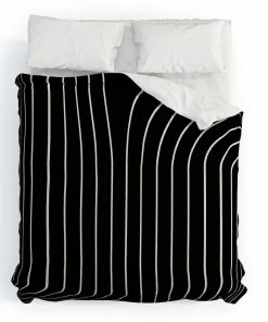 DYD MINIMAL LINE CURVATURE BLACK DUVET / COMFORTER