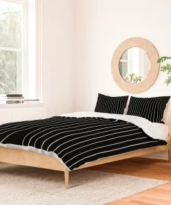DYD MINIMAL LINE CURVATURE BLACK DUVET / COMFORTER