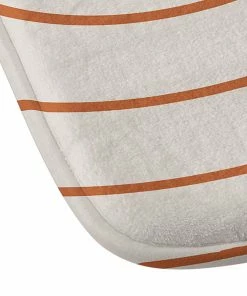 DYD MINIMAL LINE CURVATURE CORAL 2 MEMORY FOAM BATH MAT