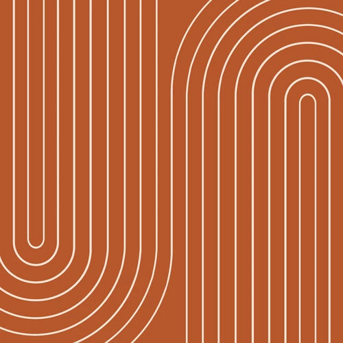 DYD MINIMAL LINE CURVATURE CORAL SHOWER CURTAIN BATH 5 DYD MINIMAL LINE CURVATURE CORAL SHOWER CURTAIN BATH