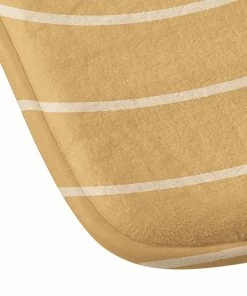 DYD MINIMAL LINE CURVATURE ORANGE MEMORY FOAM BATH MAT 8 DYD MINIMAL LINE CURVATURE ORANGE MEMORY FOAM BATH MAT