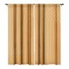 DYD MINIMAL LINE CURVATURE ORANGE WINDOW CURTAINS WALL DECOR