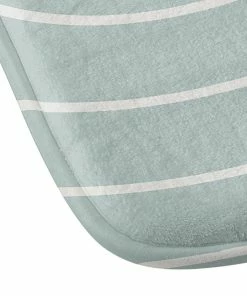 DYD MINIMAL LINE CURVATURE SAGE MEMORY FOAM BATH MAT