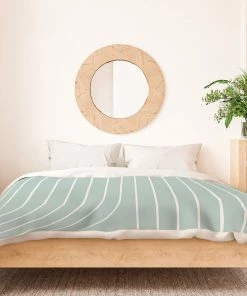 DYD MINIMAL LINE CURVATURE SAGE DUVET / COMFORTER