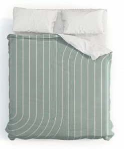 DYD MINIMAL LINE CURVATURE SAGE DUVET / COMFORTER