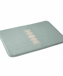 DYD MINIMAL MOON PHASES SAGE MEMORY FOAM BATH MAT