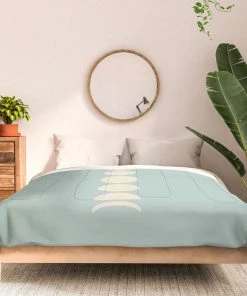 DYD MINIMAL MOON PHASES SAGE DUVET / COMFORTER
