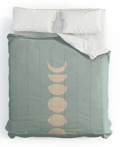 DYD MINIMAL MOON PHASES SAGE DUVET / COMFORTER