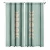 DYD MINIMAL MOON PHASES SAGE WINDOW CURTAINS