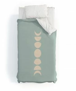 DYD MINIMAL MOON PHASES SAGE DUVET / COMFORTER