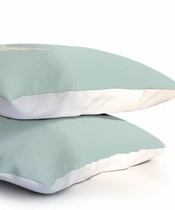 DYD SKY & WATER MINIMAL MOON PHASES SAGE PILLOW SHAMS