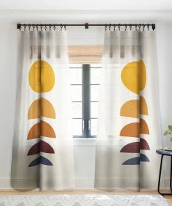 DYD MINIMAL SUNRISE SUNSET I WINDOW CURTAINS