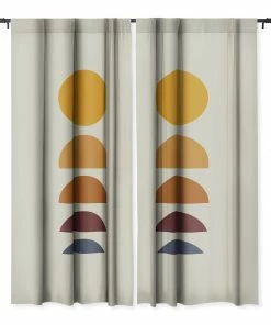 DYD MINIMAL SUNRISE SUNSET I WINDOW CURTAINS