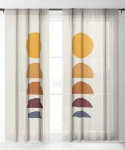 DYD MINIMAL SUNRISE SUNSET I WINDOW CURTAINS