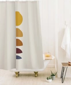 DYD MINIMAL SUNRISE SUNSET I SHOWER CURTAIN BATH