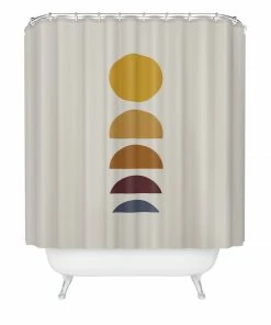 DYD MINIMAL SUNRISE SUNSET I SHOWER CURTAIN BATH