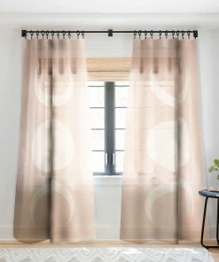 DYD MOON MINIMALISM ETHEREAL LIGHT WINDOW CURTAINS WALL DECOR