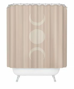 DYD MOON MINIMALISM ETHEREAL LIGHT SHOWER CURTAIN BATH
