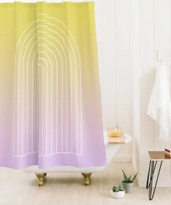 DYD BATH OMBRE ARCH IV SHOWER CURTAIN
