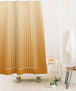 DYD BATH OMBRE ARCH XV SHOWER CURTAIN