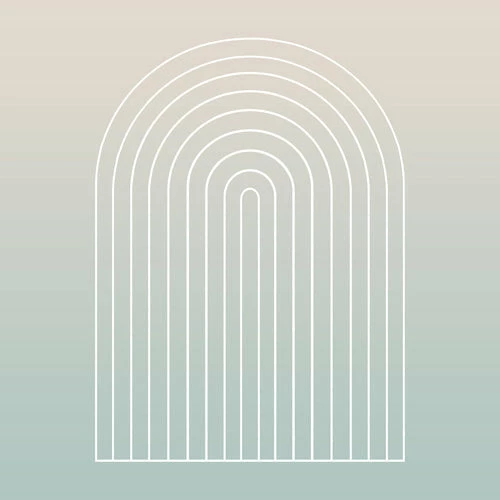 DYD OMBRE ARCH XVI SHOWER CURTAIN 5 DYD OMBRE ARCH XVI SHOWER CURTAIN