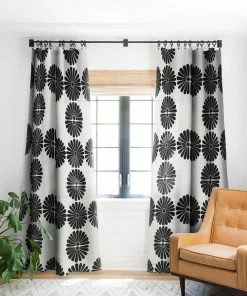 DYD RETRO DAISY I WINDOW CURTAINS WALL DECOR
