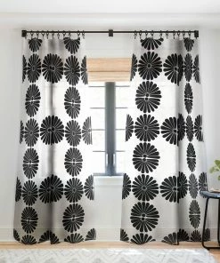 DYD RETRO DAISY I WINDOW CURTAINS WALL DECOR