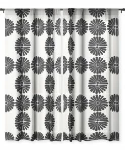 DYD RETRO DAISY I WINDOW CURTAINS WALL DECOR