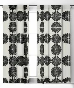 DYD RETRO DAISY I WINDOW CURTAINS WALL DECOR